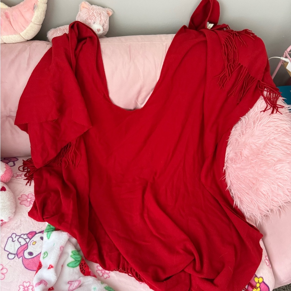 Red women’s scarf/shawl/wrap